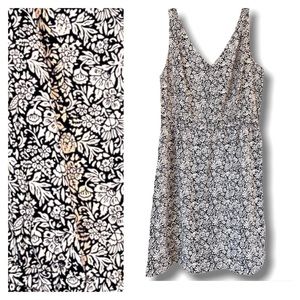 LOFT Floral Sleeveless A-Line Dress - NWT